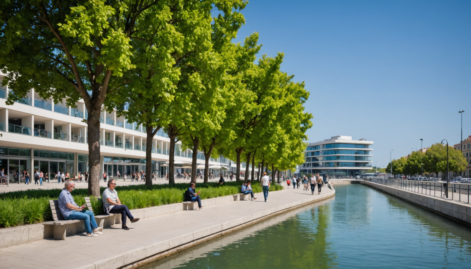 découvrez port marianne, un quartier moderne et attractif de montpellier alliant urbanisme contemporain, espaces verts et vie dynamique, idéal pour vivre, travailler et se détendre.